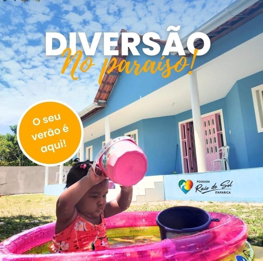 Pousada Raio De Sol - Ilha De Itaparica- Catu A 150 M Da Praia ภายนอก รูปภาพ